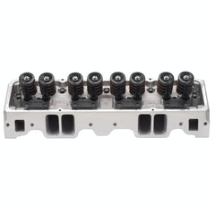 Edelbrock 5087 1pr. CYL HEAD, SBC E-SERIES E-210 64cc FOR HYDRAULIC ROLLER COMPLETE