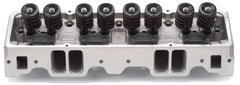 Edelbrock 5087 1pr. CYL HEAD, SBC E-SERIES E-210 64cc FOR HYDRAULIC ROLLER COMPLETE
