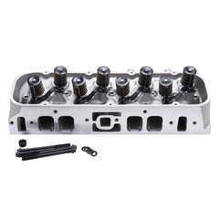 Edelbrock 60439 CYL HEAD BBC PERF RPM OVAL PORT COMPLETE SNGL W/SPRINGS FOR HYD FLAT TAPPET CAM