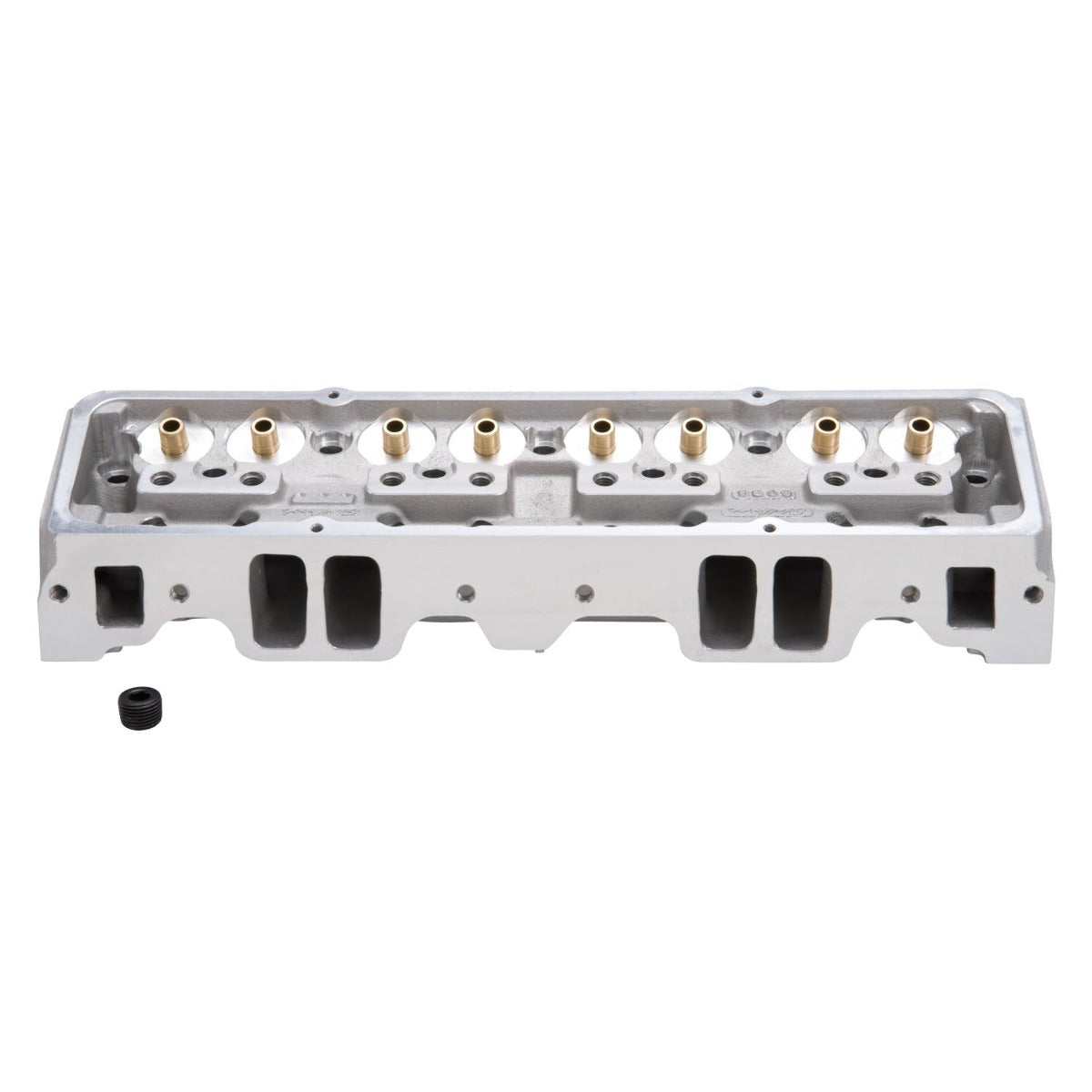 Edelbrock 60887 CYL HEAD SBC NHRA LEGAL 64cc STRAIGHT PLUG BARE SINGLE