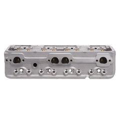 Edelbrock 60947 CYL HEAD SBC NHRA LEGAL 64cc ANGLED PLUG BARE SINGLE