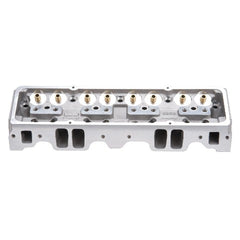 Edelbrock 60947 CYL HEAD SBC NHRA LEGAL 64cc ANGLED PLUG BARE SINGLE