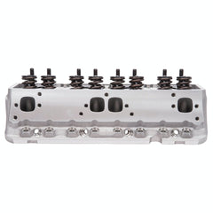 Edelbrock 61259 CYL HEAD SBC 23 DEG VICTOR JR 220cc COMPLETE FOR SOLID ROLLER CAM