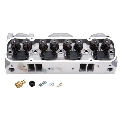 Edelbrock 61515 CYL HEAD PONTIAC PERF RPM CNC CHAMBER 72cc COMPLETE SINGLE FOR HYD ROLLER CAM