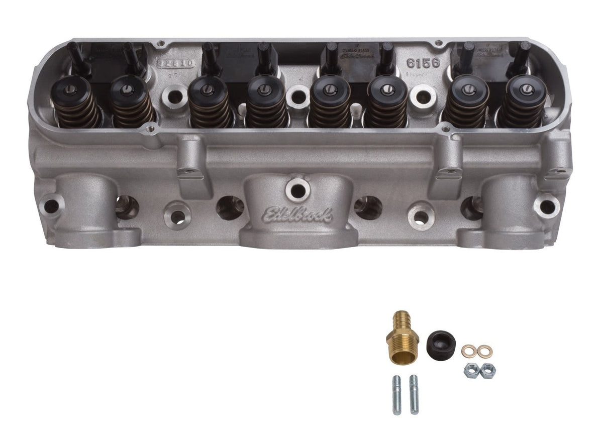 Edelbrock 61599 CYL HEAD PONTIAC PERF CNC D-PORT (COMPLETE) 72cc CHAMBER SINGLE