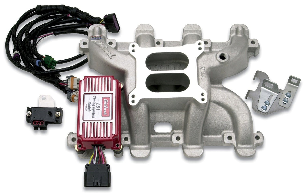 Edelbrock 7118 PERF RPM LS1 MANIFOLD, GM GEN III CARBURETED