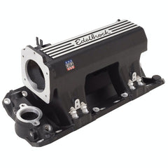 Edelbrock 71373 MANIFOLD EFI PRO FLO XT SBC STD HEADS BLK POWDER COAT