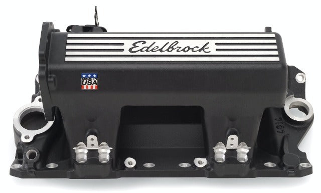 Edelbrock 71373 MANIFOLD EFI PRO FLO XT SBC STD HEADS BLK POWDER COAT