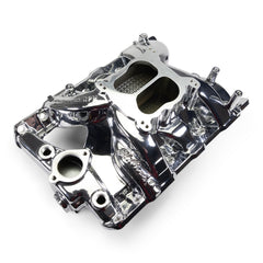 Edelbrock Performer RPM Pontiac 326-455 Intake Manifold, Chrome Plasma Finish PN. 7156-CP