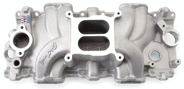 Edelbrock 7158 INTAKE MANIFOLD SINGLE QUAD PERF RPM BBC 348/409 W SM PORT
