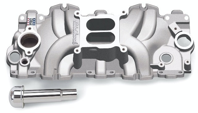 Edelbrock 7159 INTAKE MANIFOLD SINGLE QUAD PERF RPM BBC 409 W LG PORT AS-CAST