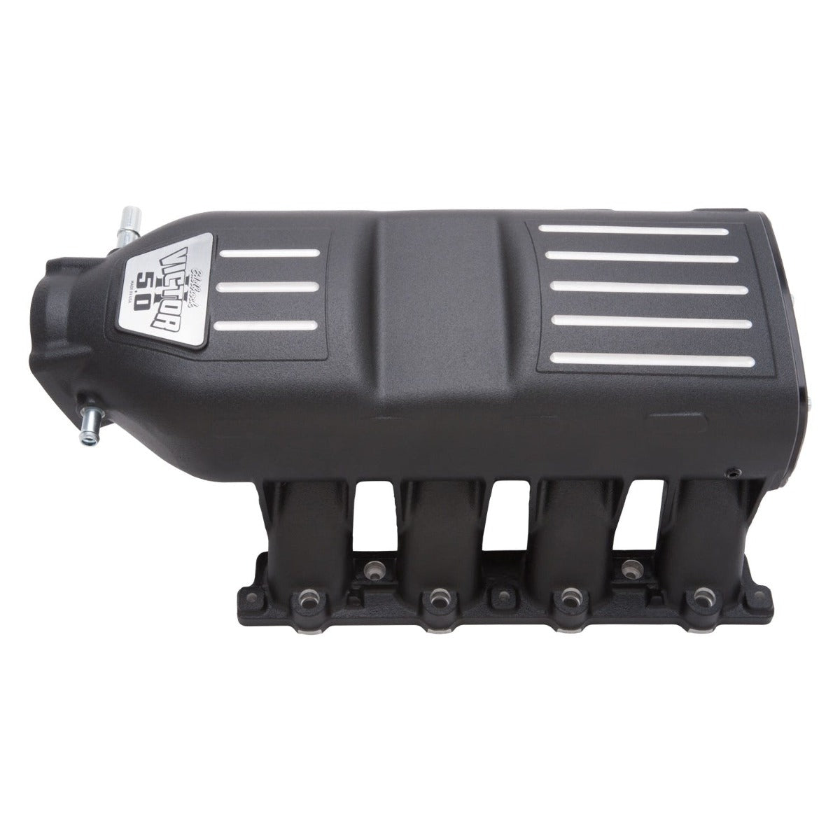 Edelbrock 7180 MANIFOLD FORD MODULAR 5.0L COYOTE XT BLK POWDER COAT (CARDINAL BLK)