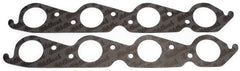 Edelbrock 7205 GASKET, EXHAUST, BBC RECTANGULAR and OVAL PORT MARK IV, 396-402-427-454CID QTY 2