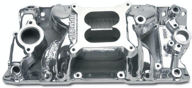 Edelbrock 75011 POLISHED SB CHEV RPM AIR-GAP MANIFOLD