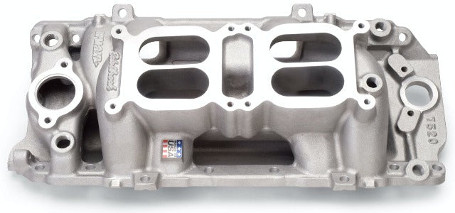 Edelbrock 7520 MANIFOLD DUAL QUAD RPM AIR GAP BBC OVAL PORT
