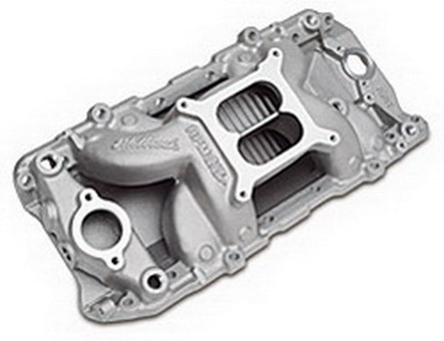 Edelbrock 75611 POLISHED (NR) PERFORMANCE RPM AIR-GAP B/B CHEVY OVAL
