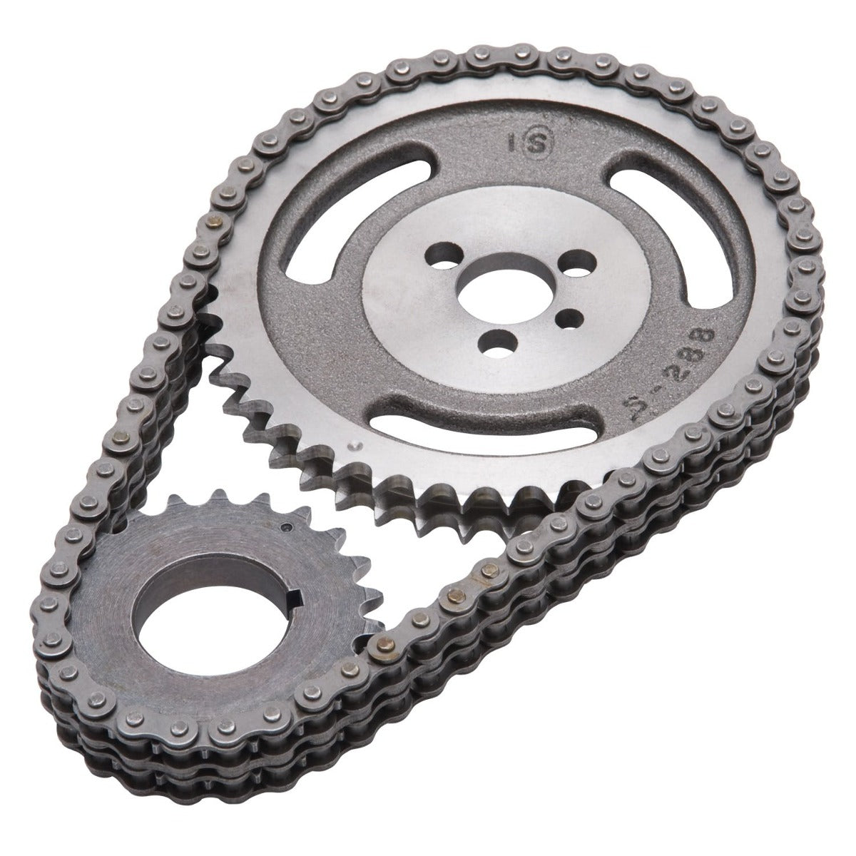 Edelbrock 7802 Performer-Link Adjustable True-Roller Timing Chain Set