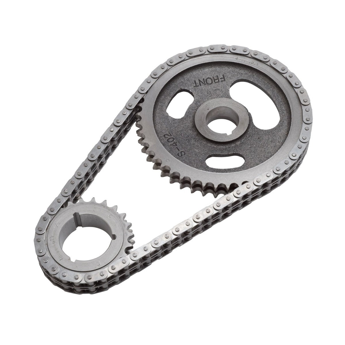 Edelbrock 7803 Performer-Link Adjustable True-Roller Timing Chain Set