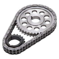 Edelbrock 7828 Performer-Link Adjustable True-Roller Timing Chain Set