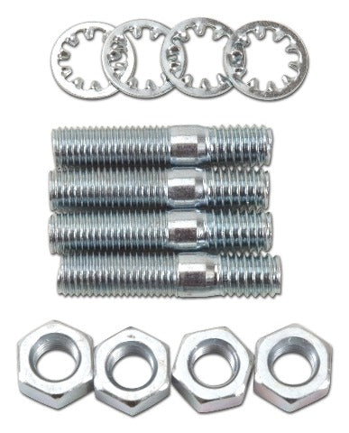 Edelbrock 8008 Carburetor Stud Kit - (5/16-18 x 1-1/2) in Zinc Finish