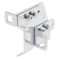 Edelbrock 8030 Throttle and Transmission Kickdown Bracket for Big-Block Chevy in Chrome Finish