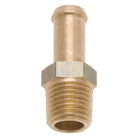 Edelbrock 8080 FITTING 3/8 BARB x 1/4 NPT MALE BRASS