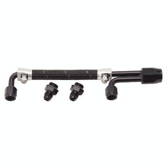Edelbrock 80913 DUAL QUAD FUEL LINE KIT IN CLR/BLK FINISH