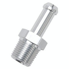 Edelbrock 8118 HOSE END STRAIGHT 3/8 NPT TO 3/8 BARB CLEAR ANODIZED