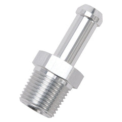 Edelbrock 8118 HOSE END STRAIGHT 3/8 NPT TO 3/8 BARB CLEAR ANODIZED