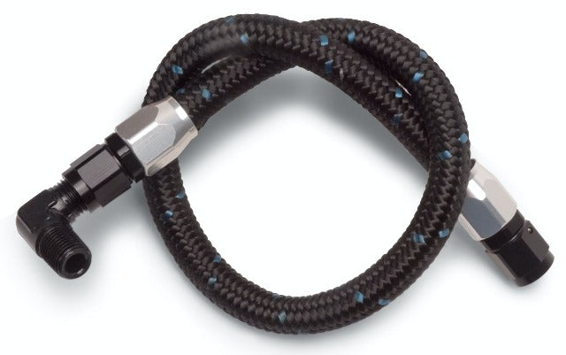 Edelbrock 81233 BLACK BRAIDED STAINLESS STEEL FUEL HOSE KIT