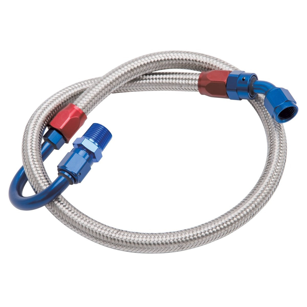 Edelbrock 8125 BRAIDED STAINLESS STEEL FUEL HOSE KIT