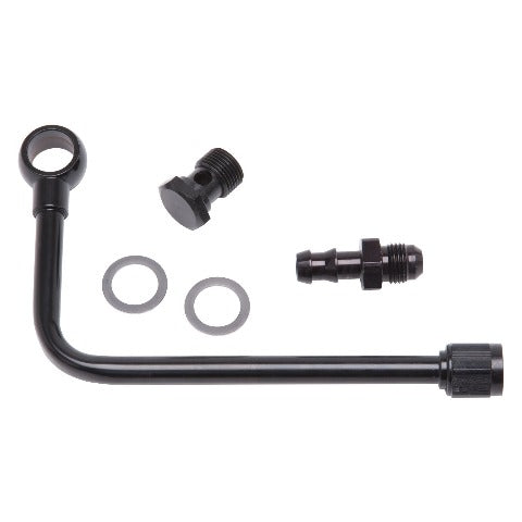 Edelbrock 81263 BLACK FUEL LINE and HARDWARE, NO FILTER