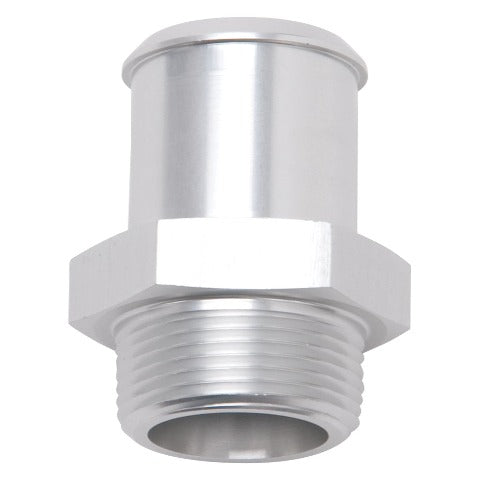 Edelbrock 8188 HOSE END STRAIGHT 3/8 NPT x 5/8 BARB CLEAR ANODIZE