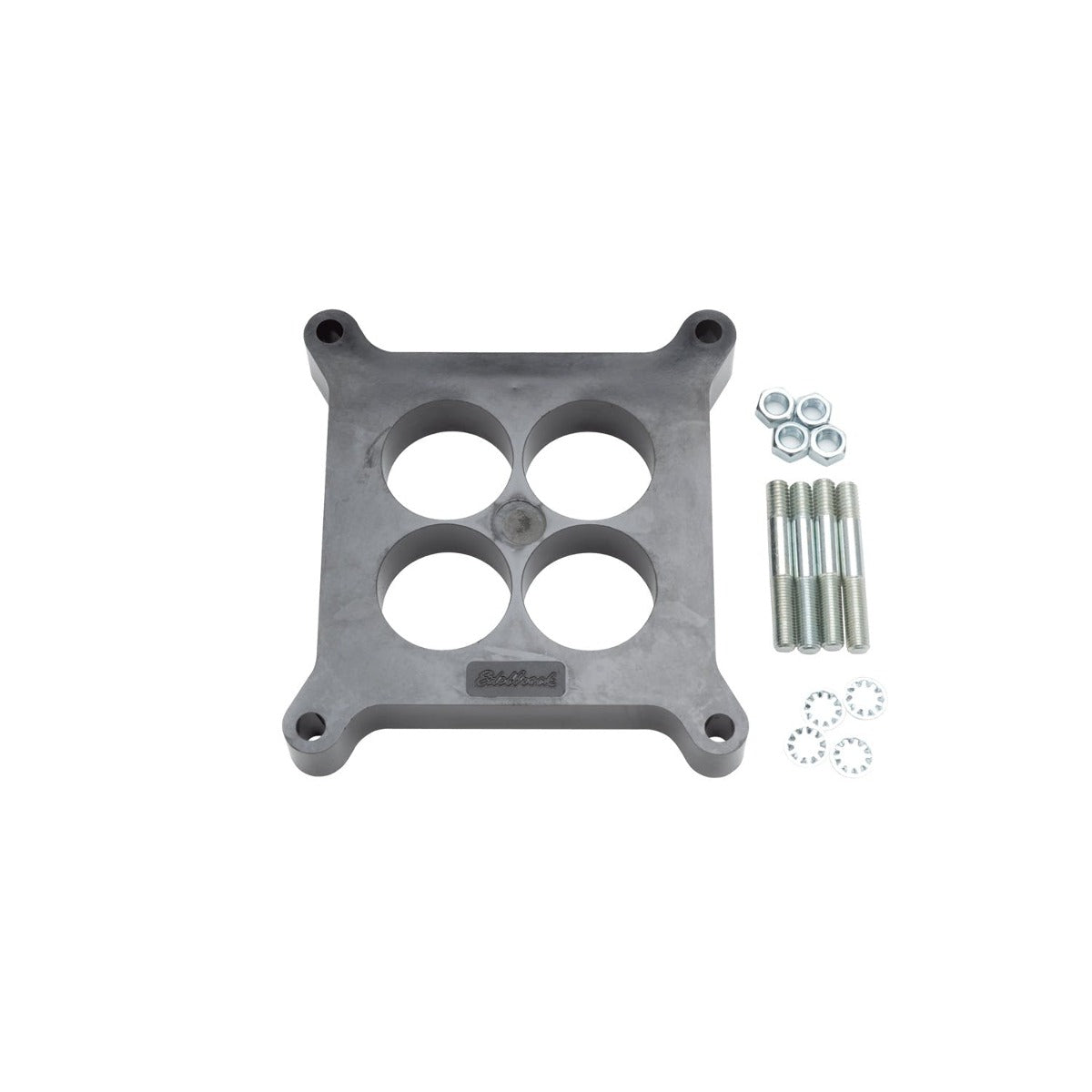 Edelbrock 8723 Carburetor Spacer - 4150-Style 1/2 4-Hole Spacer, Wood Fiber Laminate