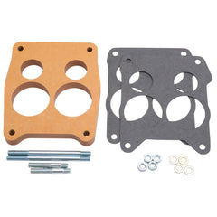 Edelbrock 8726 Carburetor Spacer - 3/4 4-hole Q-Jet Spacer, Wood Fiber Laminate