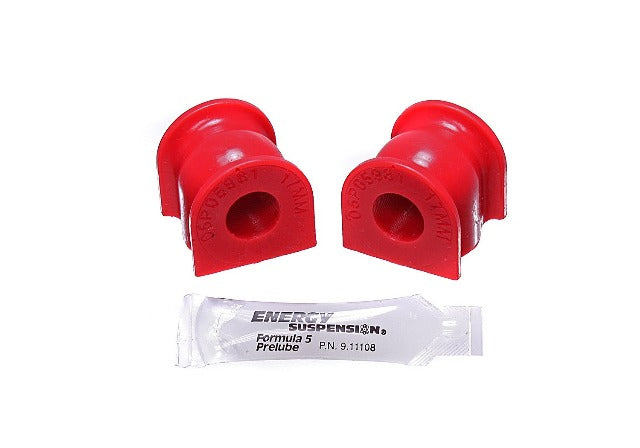 Energy Suspension 16.5147R Rear Sway Bar Bushing Set (17MM)
