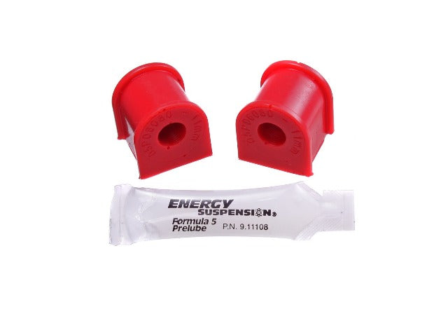 Energy Suspension 16.5152R Rear Sway Bar Bushing Set Red - 11MM