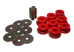 Energy Suspension 19.4102R Rear Subframe Bushing Set Red
