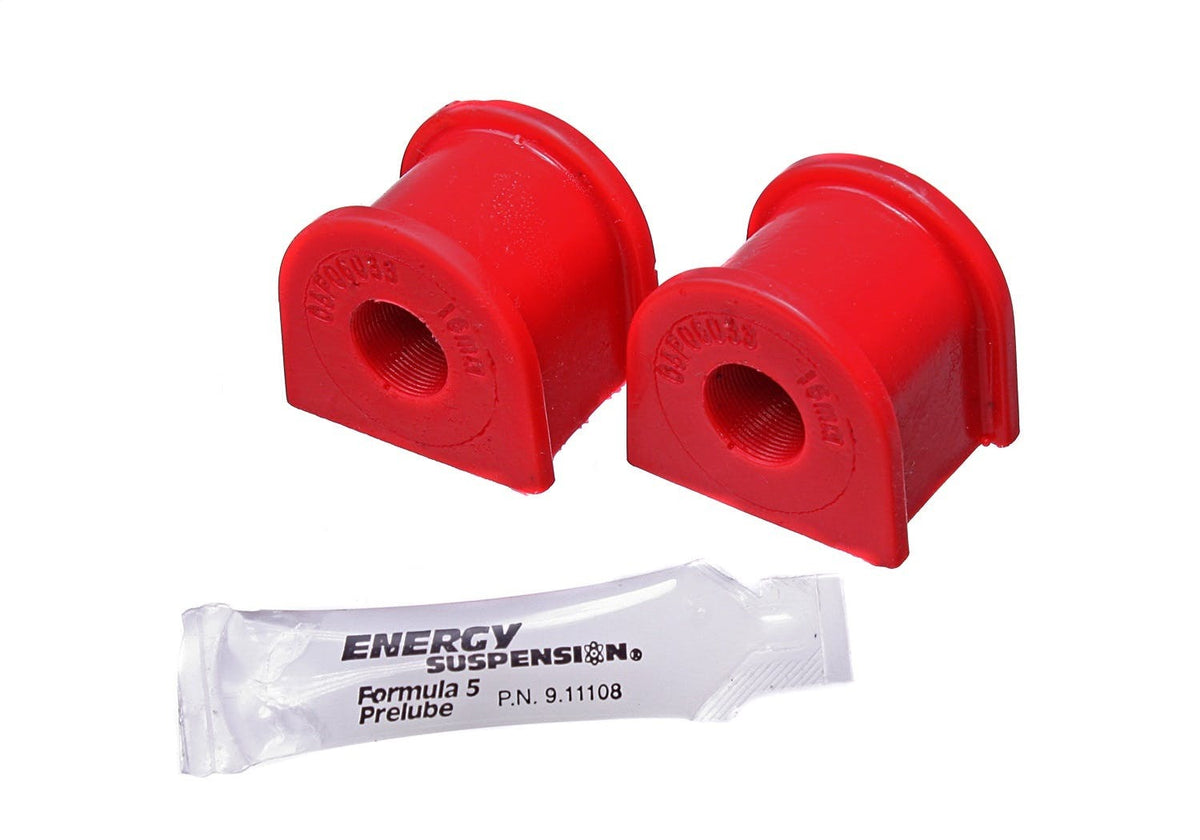 Energy Suspension 19.5107R Rear Sway Bar Bushing Set Red - 16mm