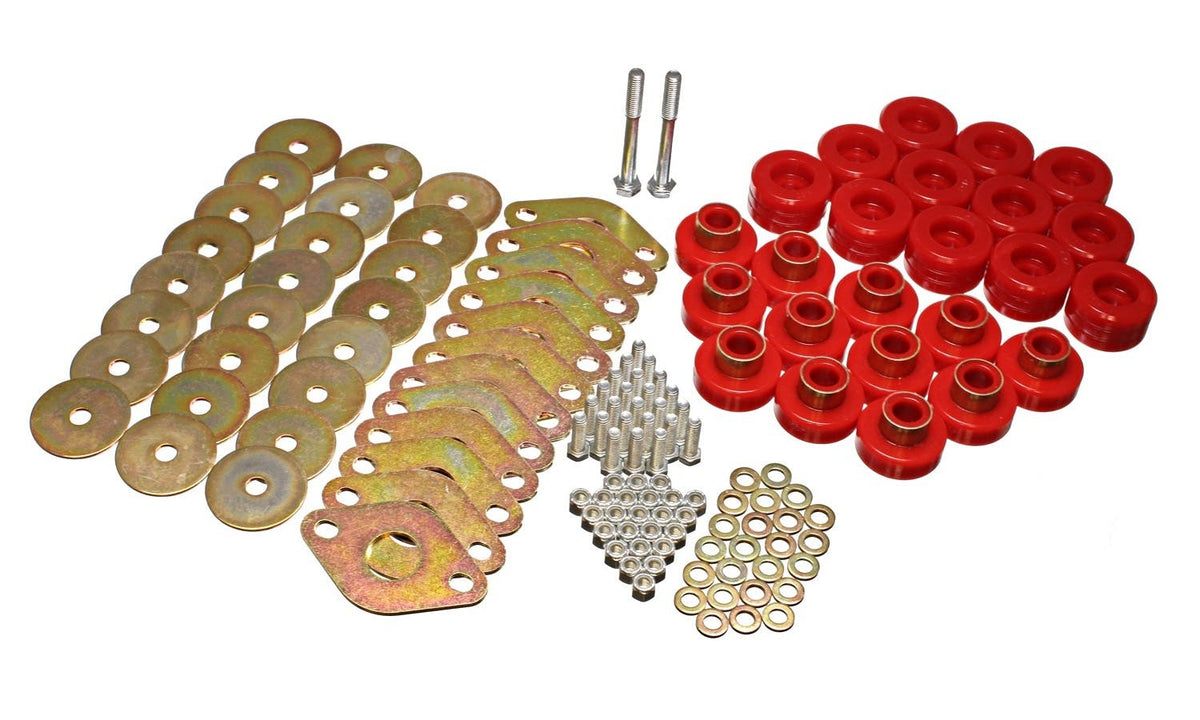Energy Suspension 2.4109R Body Mount Set with hardware