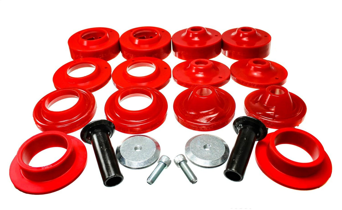 Energy Suspension 2.6116R Rock-Flex 2 Inch Adjustable Coil Spacer Set
