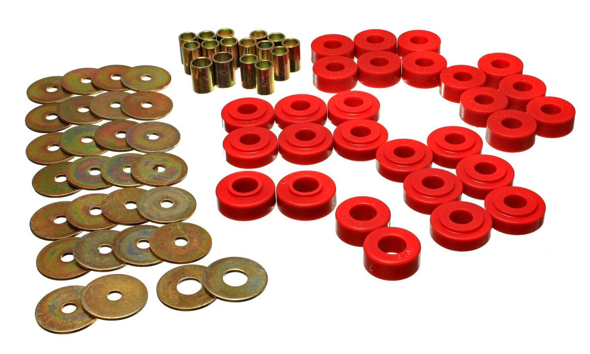 Energy Suspension 4.2127R Rear Spring Frame Shackle Kit