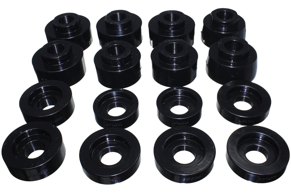 Energy Suspension 4.4124G Body Mount Set, Black Performance Polyurethane