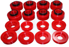Energy Suspension 4.4124R Body Mount Set, Red Performance Polyurethane