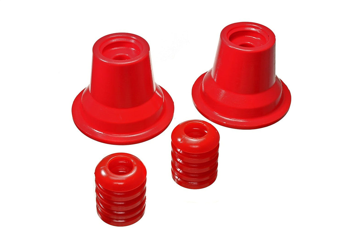 Energy Suspension 8.9105R Rear Coil Spring Bump Stop Isolator Set