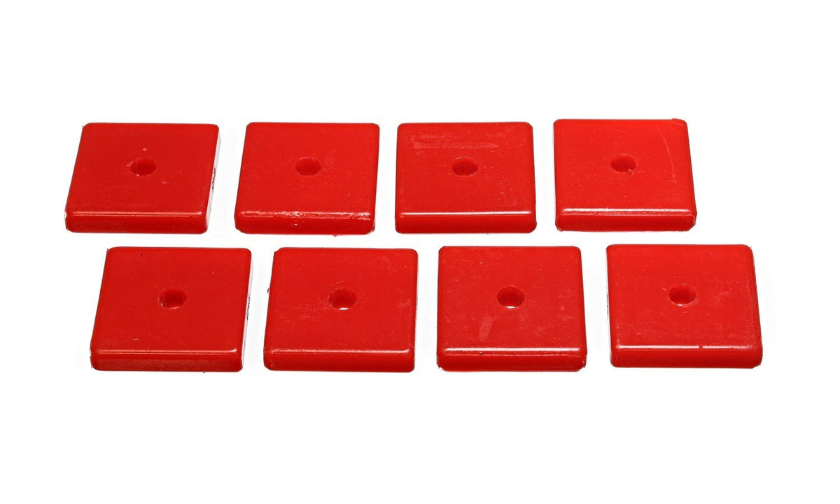 Energy Suspension 9.9534R Polyurethane Body Bushing Pad Set, Square