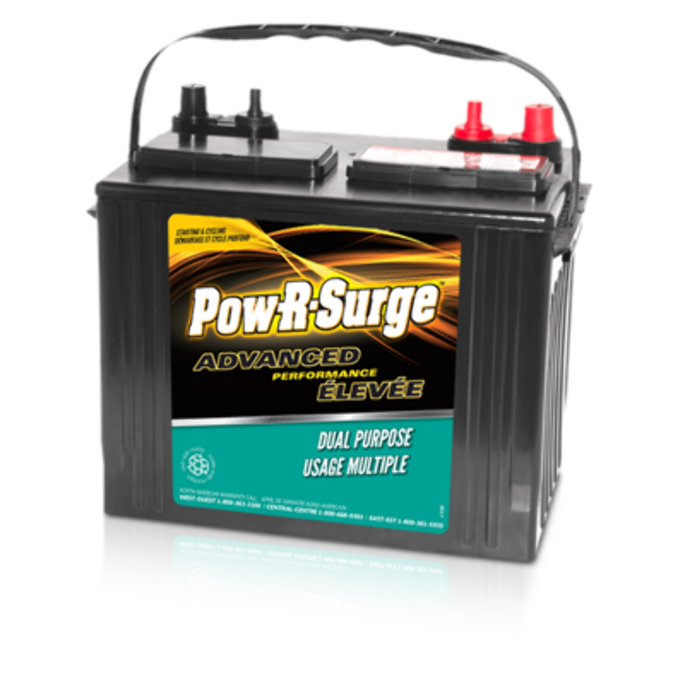 Pow-R-Surge Marine/RV Starting Battery, Group 27, 840 CCA 27M-6