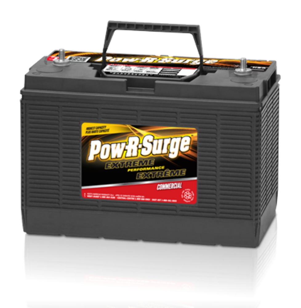 Pow-R-Surge Heavy-Duty Commercial Battery, Group 31P, 1000 CCA 1231PMF