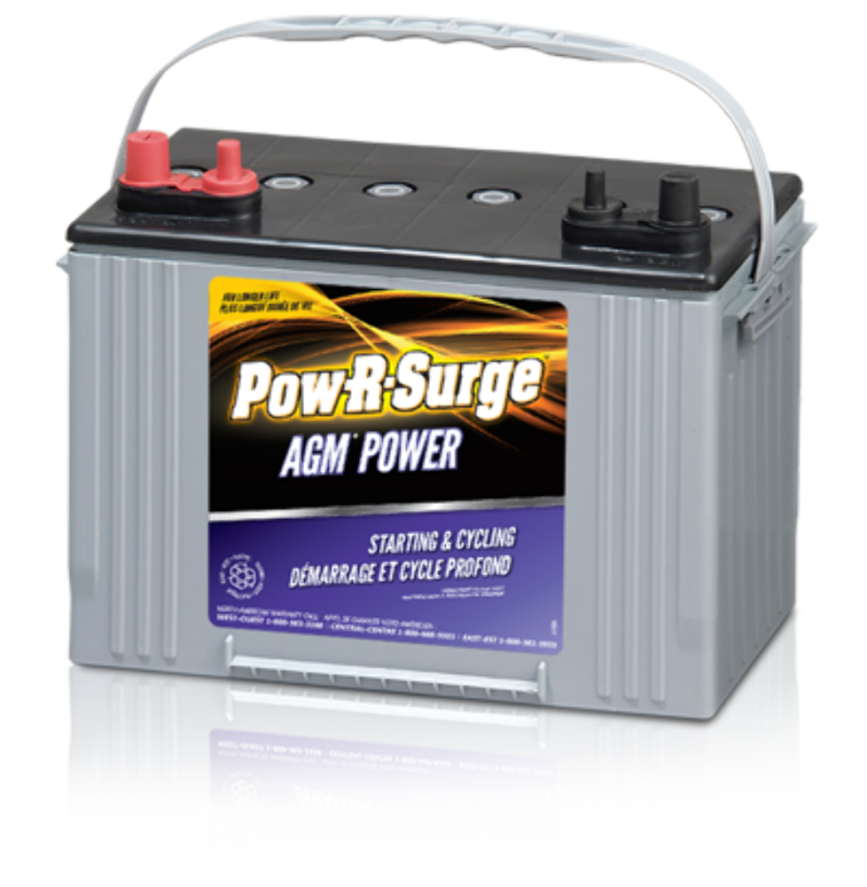 Pow-R-Surge AGM Deep Cycle Battery, Group 4D, 1110 CCA 8A4D