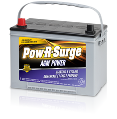 Pow-R-Surge Intimidator AGM Battery, Group 24F, 710 CCA 9A24F